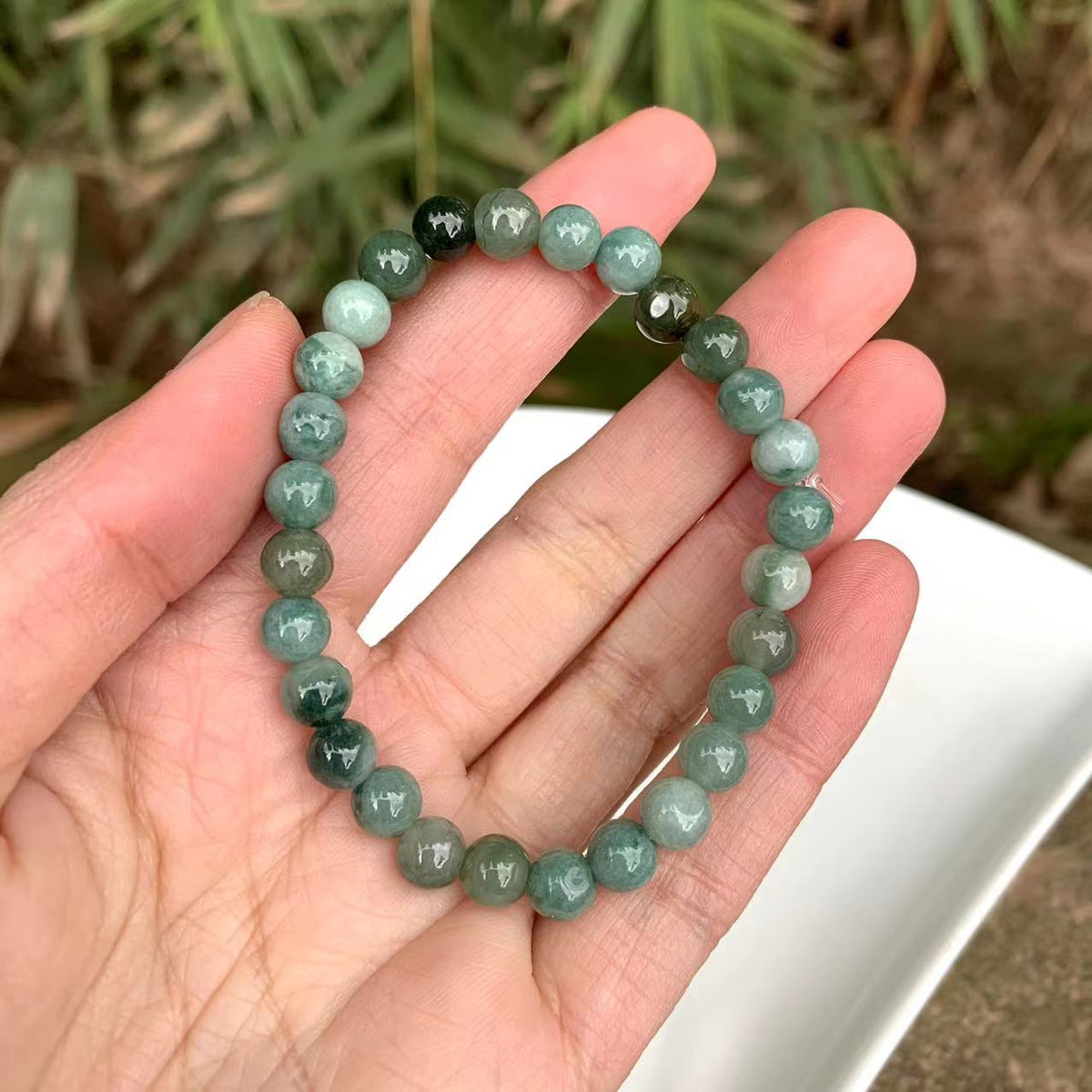  6mm 60pcs Natural Stone Burmese Jade Beads for Jewelry Making  DIY Bracelet Energy Crystal Healing Power