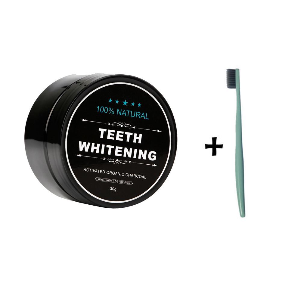 Activated Charcoal Tooth Polish With Brush Zenheavens