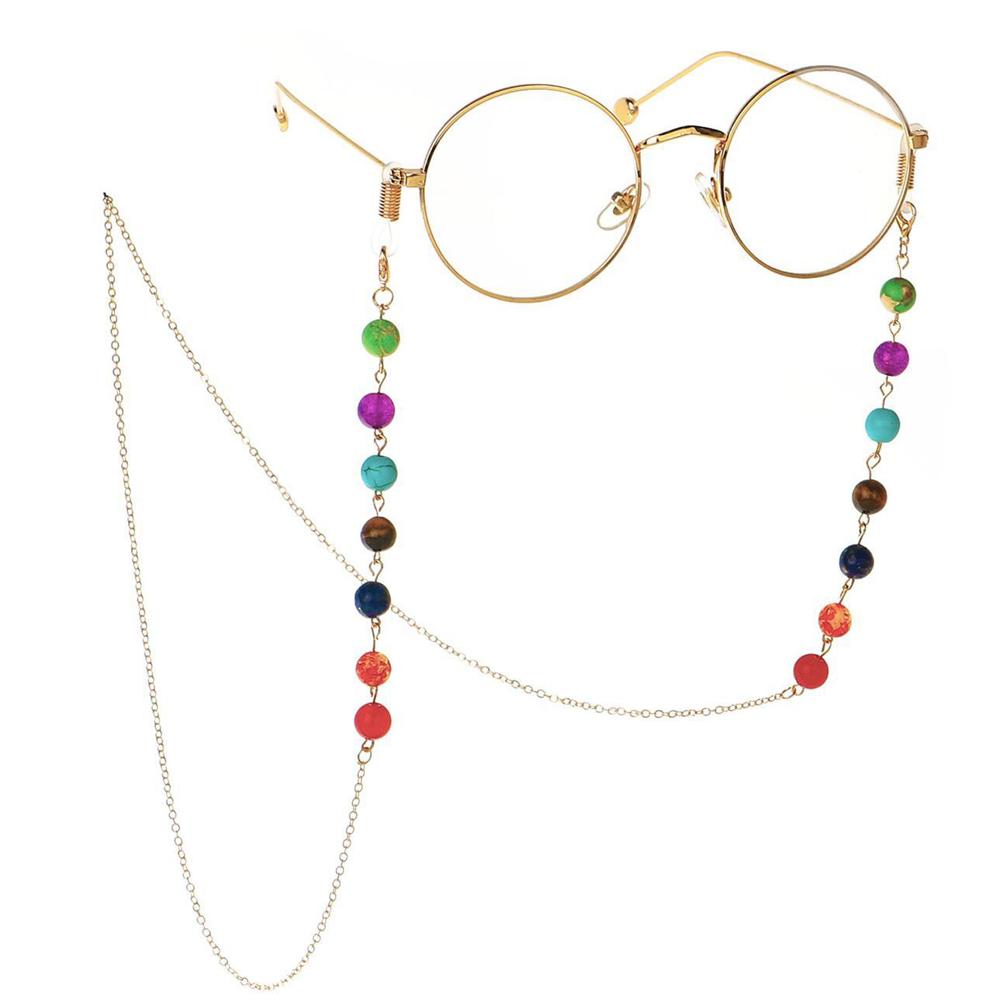 Natural 7 CHAKRA STONE GLASSES CHAIN Funk up your Specs/sunglasses