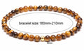 Stylish Men's Set of 4 Natural Stone Bracelets for Great Energy Boost