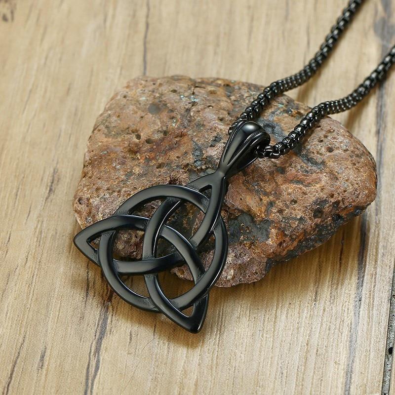 Mens triquetra necklace Clearance