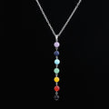 7 Chakra Gem Stone Healing & Balancing Pendant Necklace