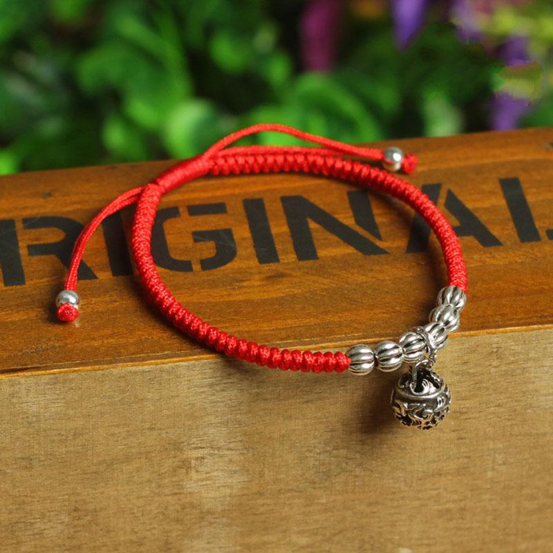 Handmade Leather Jingle Bell Bracelet Red Bell's Bracelet 