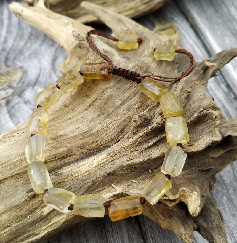 Raw Citrine TOTAL HAPPINESS Bracelet zenheavens