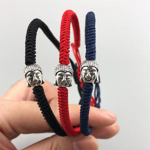 Lucky Rope & Buddha Charm Tibetan Bracelet