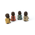 4 pc/Set of Cute Beaded Monks Tea Pet Figurines-BEST DEAL GOING!