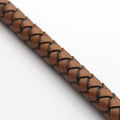 Men's Genuine Leather  Braided Tribal Design Leather Bracelet