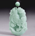 2024 - Year of The DRAGON ! Carved Natural Burmese Jadeite Necklace - Choose your Animal!