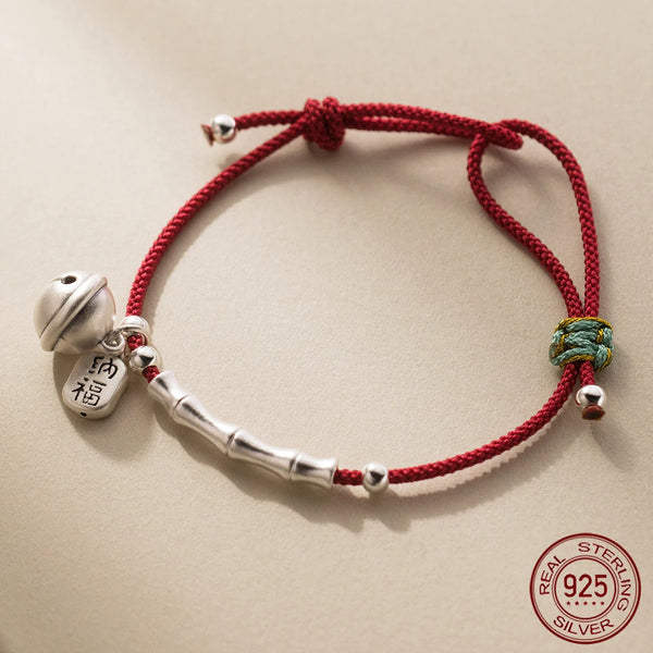 Good Fortune Red Rope Bracelet for Growth & Protection