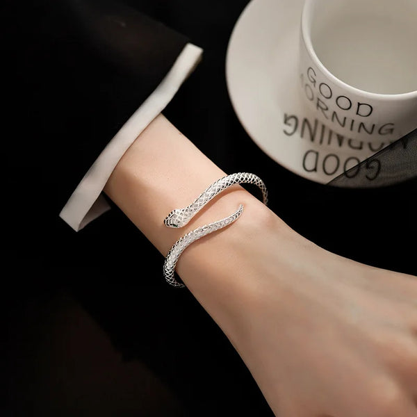 Mystic Snake Silver Bracelet