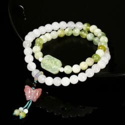 Jade Serenity Flower Bracelet