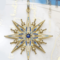 Silver & Zirconia Royalty Star Pendant Necklace