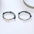 Stainless Steel 2pc Matching Couples Bracelets Set