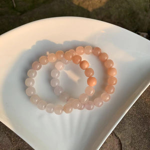 Natural Silk Jade 'CLOUD 9' Beaded Bracelet