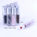 10pc/Set Natural Stones with Gemstone Roller Ball Essential Oil Bottles