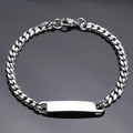 Stainless Steel Custom Spotify Code 'Replay' Bracelet
