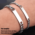 Stainless Steel Custom Spotify Code 'Replay' Bracelet
