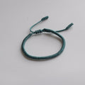 Tibetan Buddhist Tied Lucky Knot Bracelet -15 Plain Knot Colors