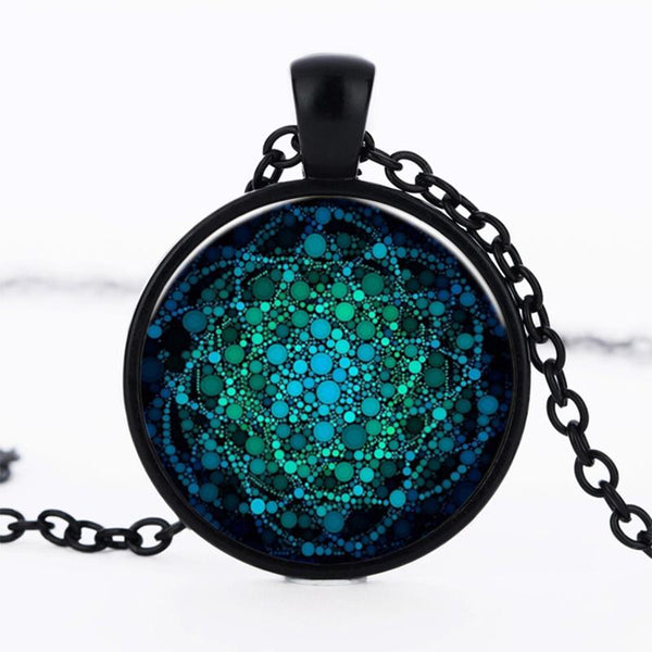 New Flower of Life Mandala Pendant Necklace