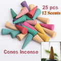 25pc/set Triple Scent Incense Cones