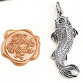 Silver & Zirconia TANCHO Koi Pendant Necklace