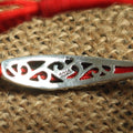 Lucky Red Rope &Sterling Silver KOI Fish LOTUS HAPPINESS Bracelet