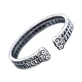 Ethnic Thai Silver Feng Shui 'Wealth Abacus' Bangle