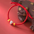 2021 is The Year of the Ox! S990 Pure Silver Chinese Zodiac Bracelet