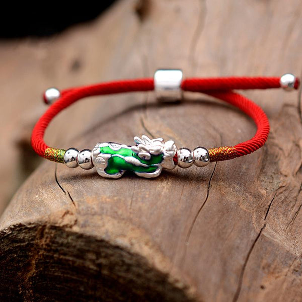 PURE Silver, Auspicious Color-Changing PIX IU for WEALTH