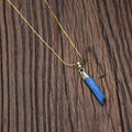 Raw Blue Topaz  SOOTHING & HEALING Pendant Necklace