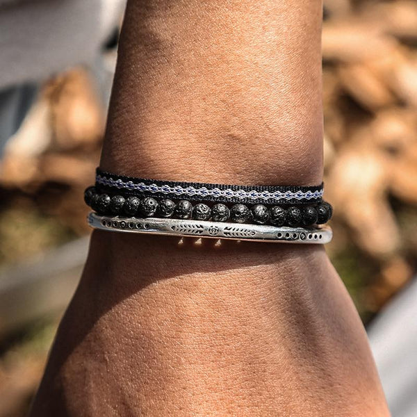 Men's 3 Pc KARMA, 'ELOQUENCE' Bracelet Set