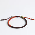 Tibetan Hand knotted  'DHARMA'  Blessed Bracelet