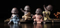 4 pc/Set of Fun Kung Fu Monk Tea Pet Figurines