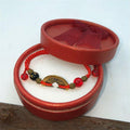 OM Mantra & Ancient Coin FENG SHUI Red Rope WEALTH Bracelet