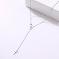 Stainless Steel Cross + Infinity Necklace