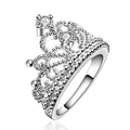 Sweet Princess Rhinestone Tiara Ring