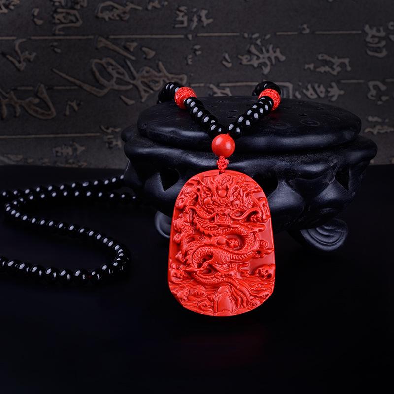 Powerful Cinnabar Dragon Wealth Necklace – zenheavens