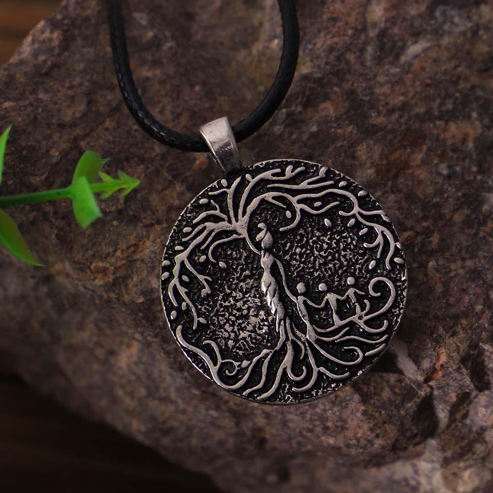 Life Tattoo Mother And Child Tree Of Life Pendant Double Side