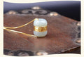 Nephrite Jade Pure Gold Foil Pendant 'LOVE YOURSELF' Necklace