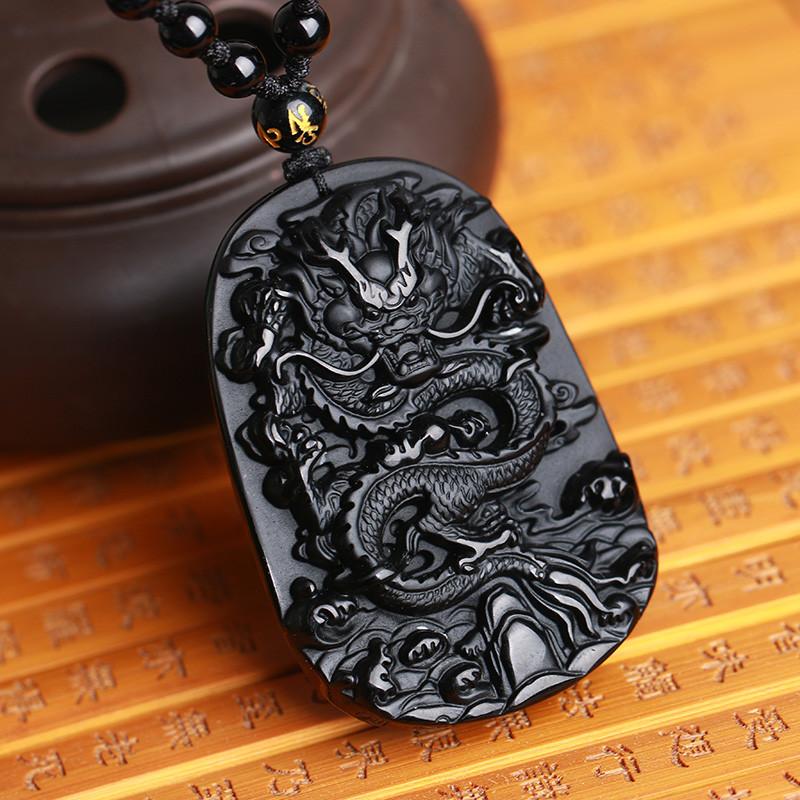 Black obsidian amulet discount