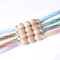 Handmade Braided Camphor Wood  NATURAL MOSQUITO REPELLENT Rope bracelet-Fits Kids!
