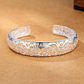 THAI SILVER Beautiful Floral FILIGREE STYLE Bangle