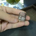 THAI SILVER Aesthetic 8 Layer Ring