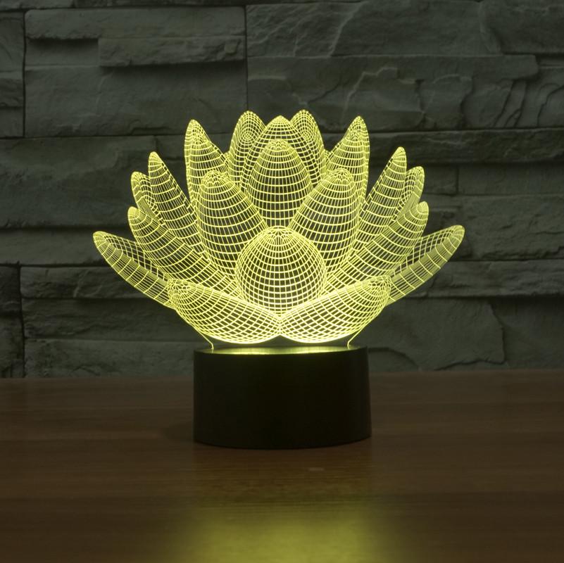 国内で当店のみ 666999 - Thorned Illusionary Blue 3D flower Stunning Blue Lotus Flower With Intricate Petal Details