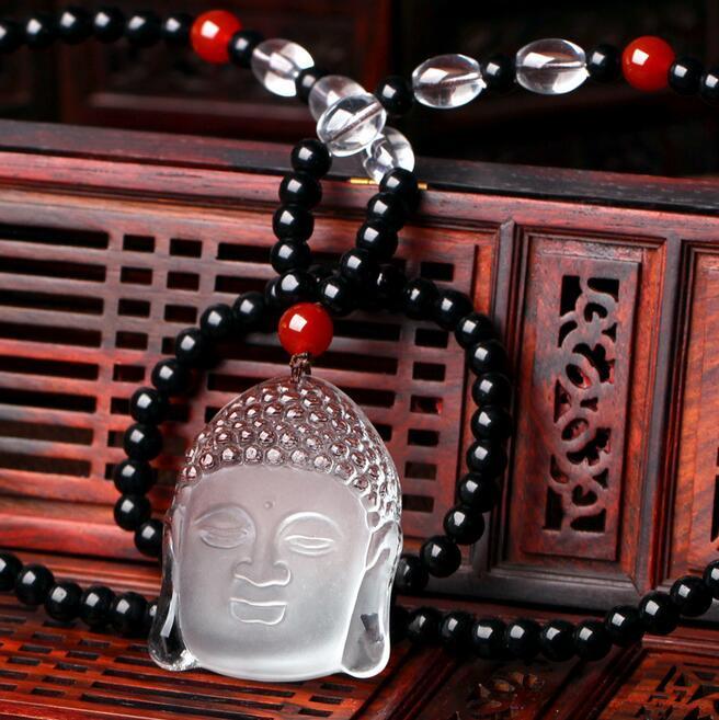 Multicolor Crystal Buddha Buddha Pendant Necklace For Women And Men Hip Hop  Stainless Steel Jewelry With Jades Stone Pendulum For Healing From Uxkst,  $18.79 | DHgate.Com