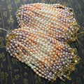 Elegant 3 Shades of Freshwater Pearls Bracelet