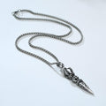 Stainless Steel Buddhist VAJRA PROTECTION Pendant Necklace