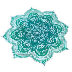Glorious Lotus Flower Shaped Mandala Tapestry