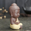 Hand Painted Buddha Tea Pet Miniature