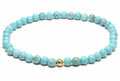 mens set of 4 natural stone bracelets zen heavens turquoise